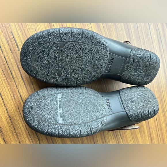 Hotter Plum Leather Mary Jane Comfort Shoes Cushioned Walking Flats UK 6 UK‎ 8 - Picture 10 of 10